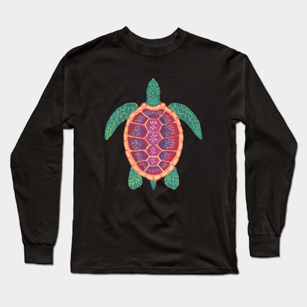 Sea turtle Long Sleeve T-Shirt by visionarysea